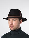 Шляпа STETSON арт. 2598142 TRAVELLER WOOLFELT (черный)